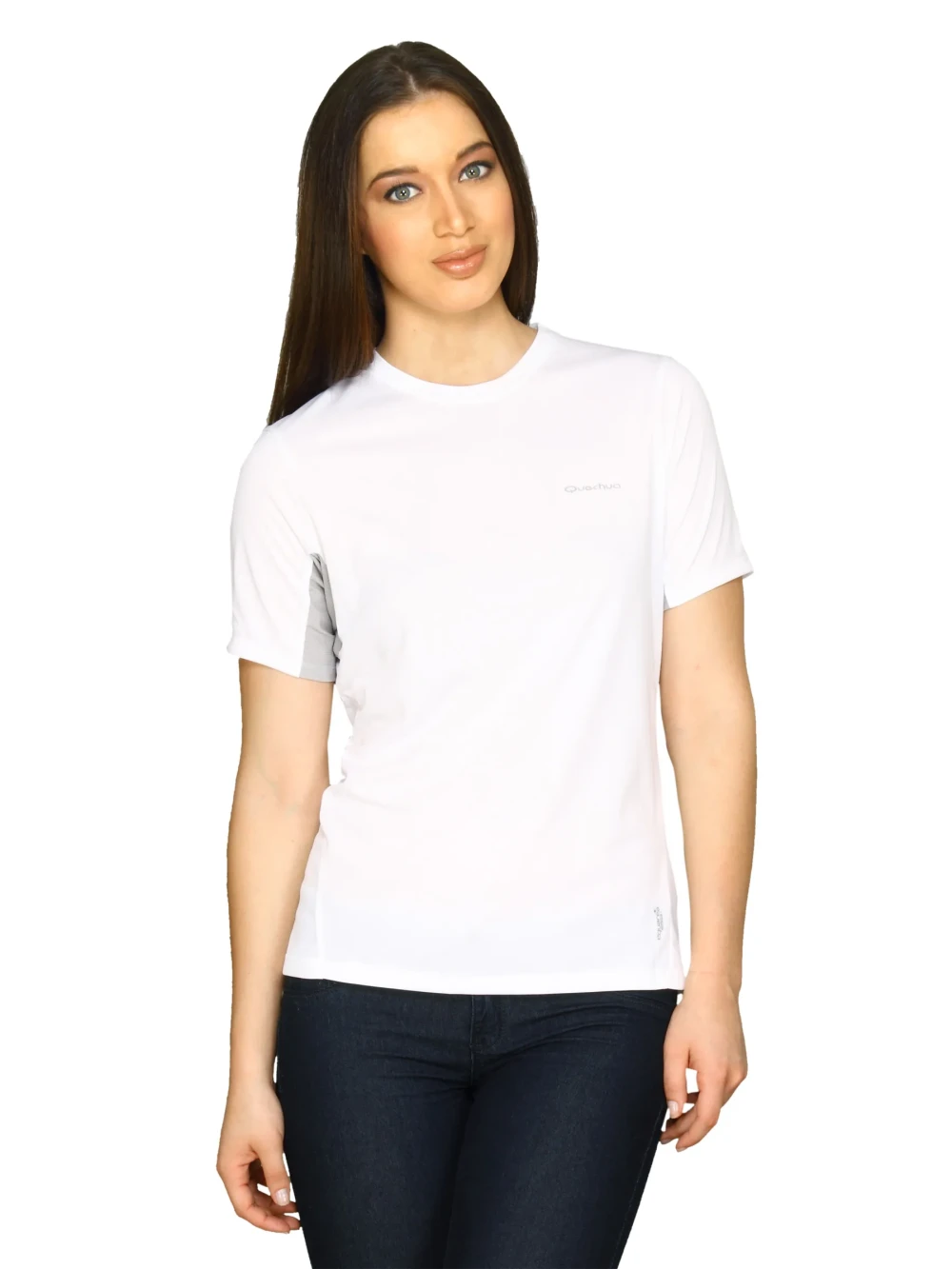 Quechua Women Sweat Proof White T-shirt