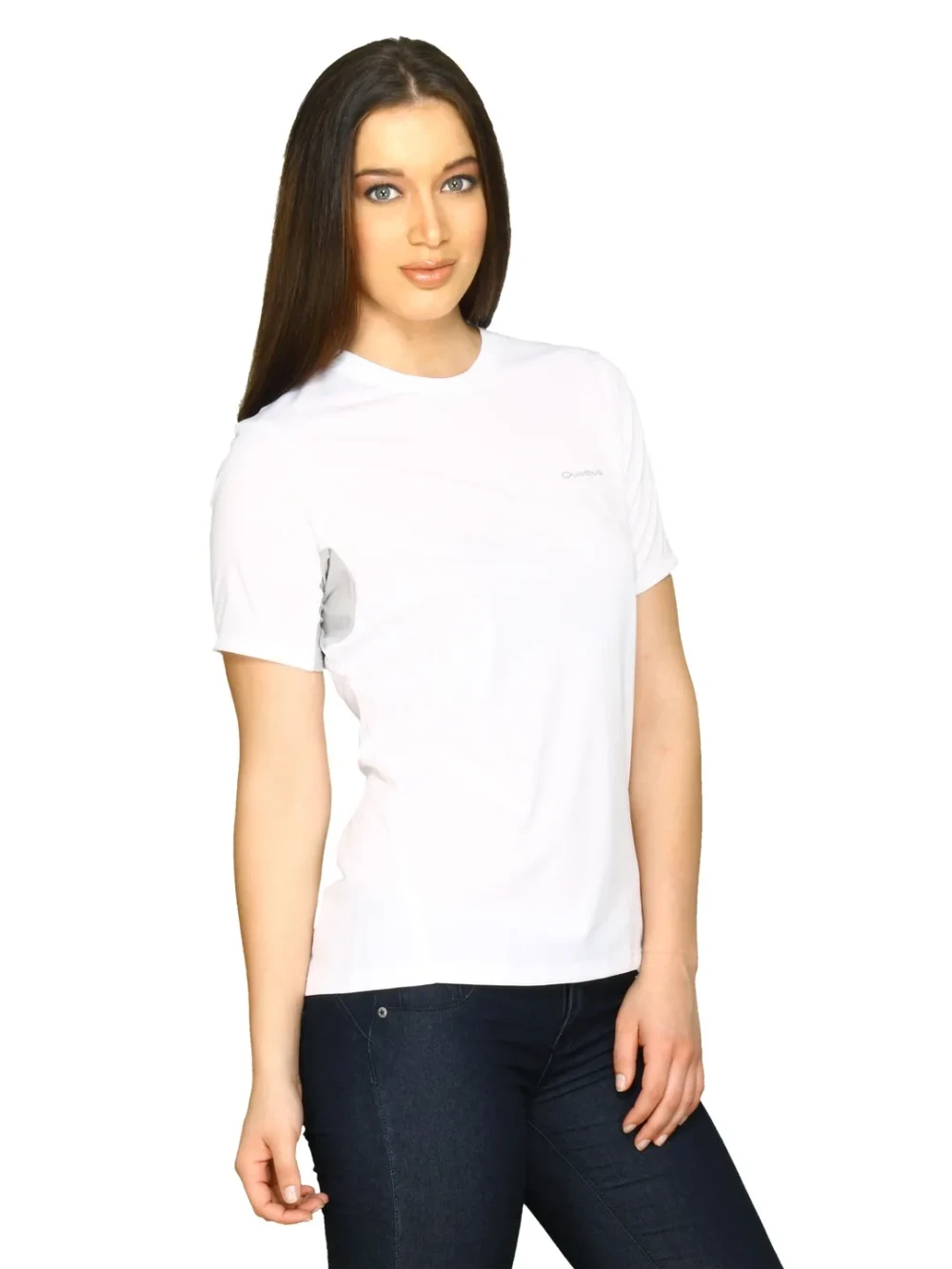 Quechua Women Sweat Proof White T-shirt