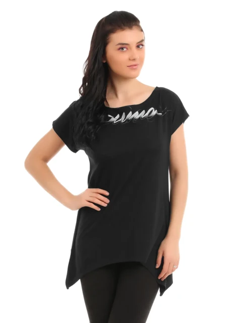 PUMA Women Top
 Color-Black Size-XS